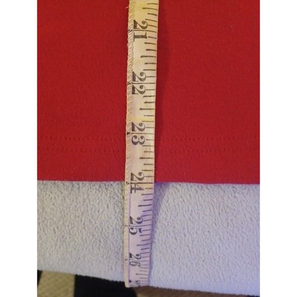Chic womens red turtleneck size Large vintage - Picture 5 of 6